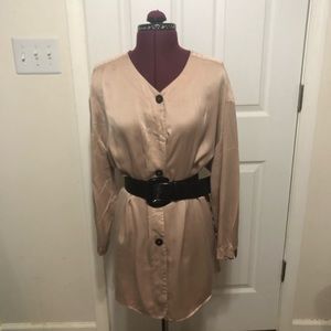 100% Silk Victoria's Secret Button Down Dress